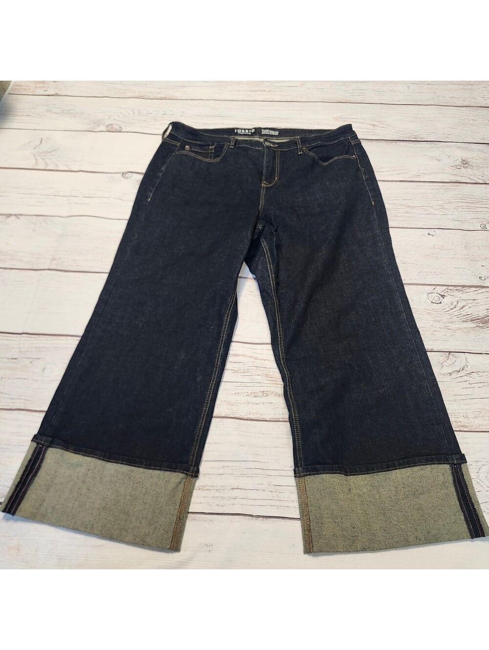 Torrid Perfect Wide Leg Vintage Stretch Jeans Size 16S